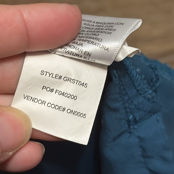 Greys anatomy scrub top small teal - Picture 4 of 4